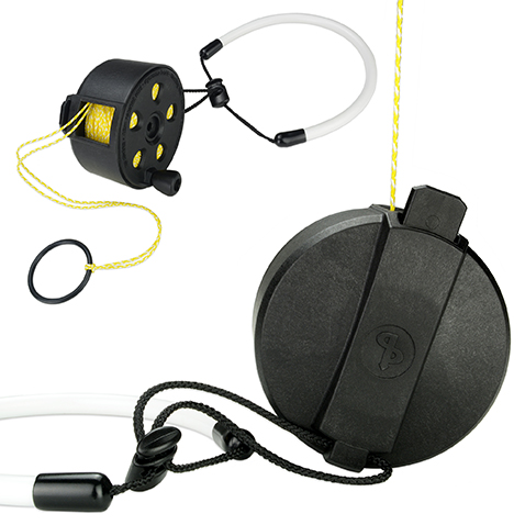 Dive Reel, w/ Lanyard, Brass Snap (30 Meter)